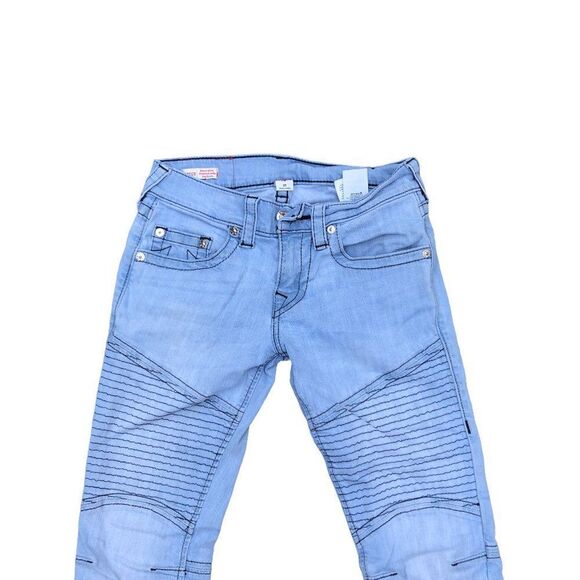True Religion Jeans Size 27 ROCCO Relaxed Skinny Blue - Picture 8 of 8